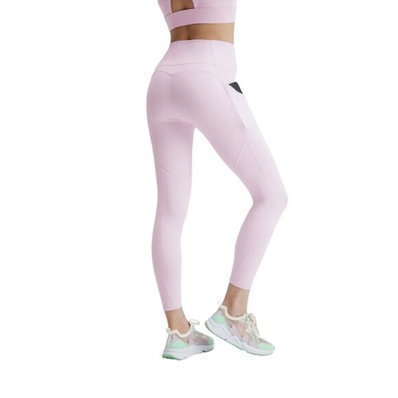 Fabletics Leggings PureLuxe Oasis Capri Hazy Iris NEW! - Picture 2 of 15